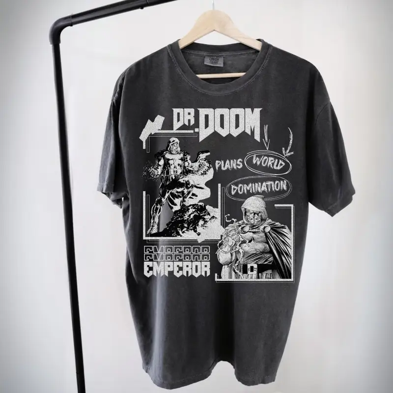 Vintage Doctor Doom Shirt, dr doom tshirt, doctor doom shirt, comic book shirt, fantastic four, marvel comics, vintage marvel shirt 0
