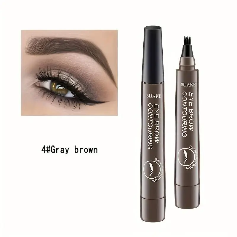 Waterproof 3D Liquid Eyebrow Pencil - Precision Contouring, Long-Lasting & Smudge-Proof, Sweat-Resistant for All Skin Types Makeup Cosmetic 8