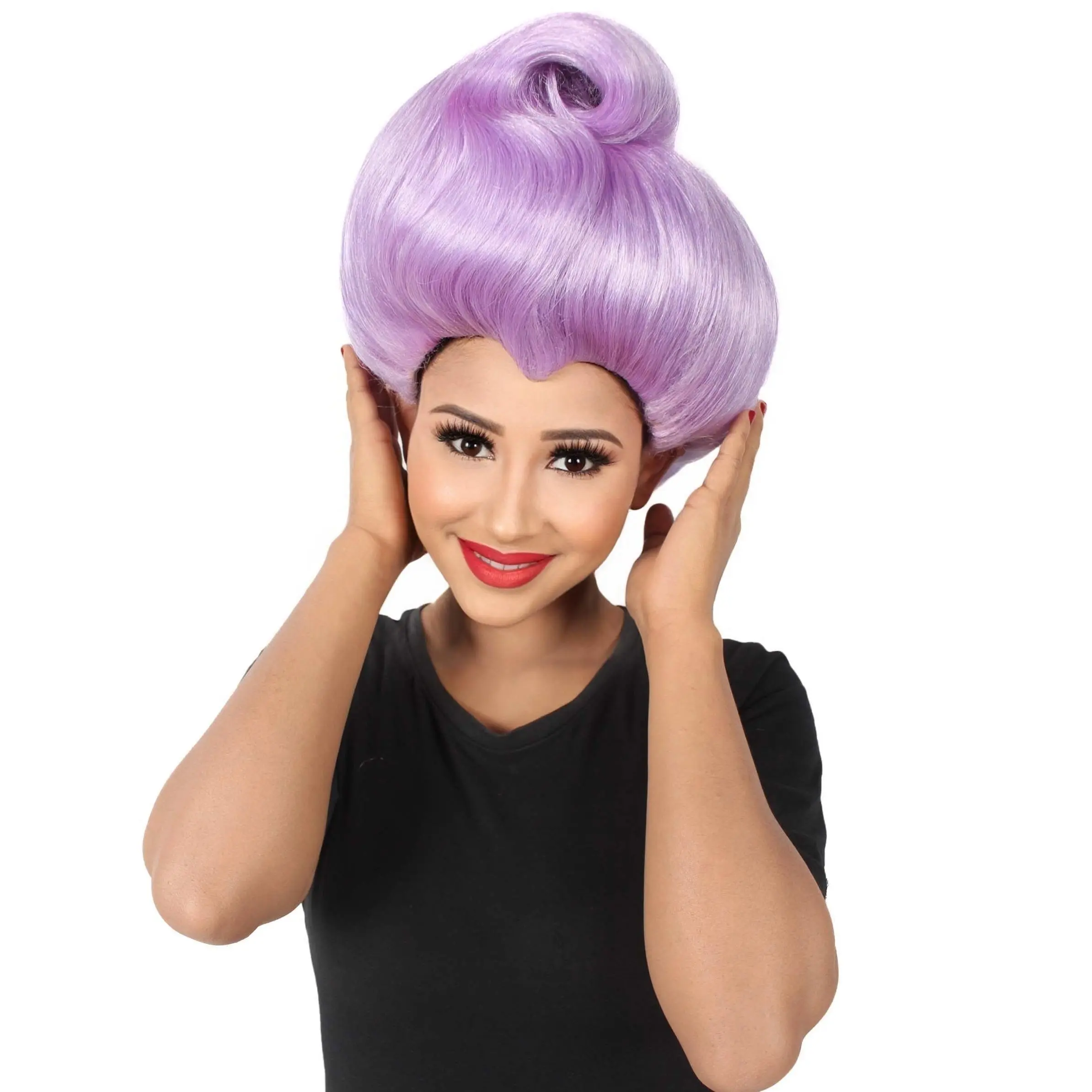 Women's Animated Fantasy Movie Fairy Godmother Wig, Capless Cap Design for Comfort, Multiple Color Options!