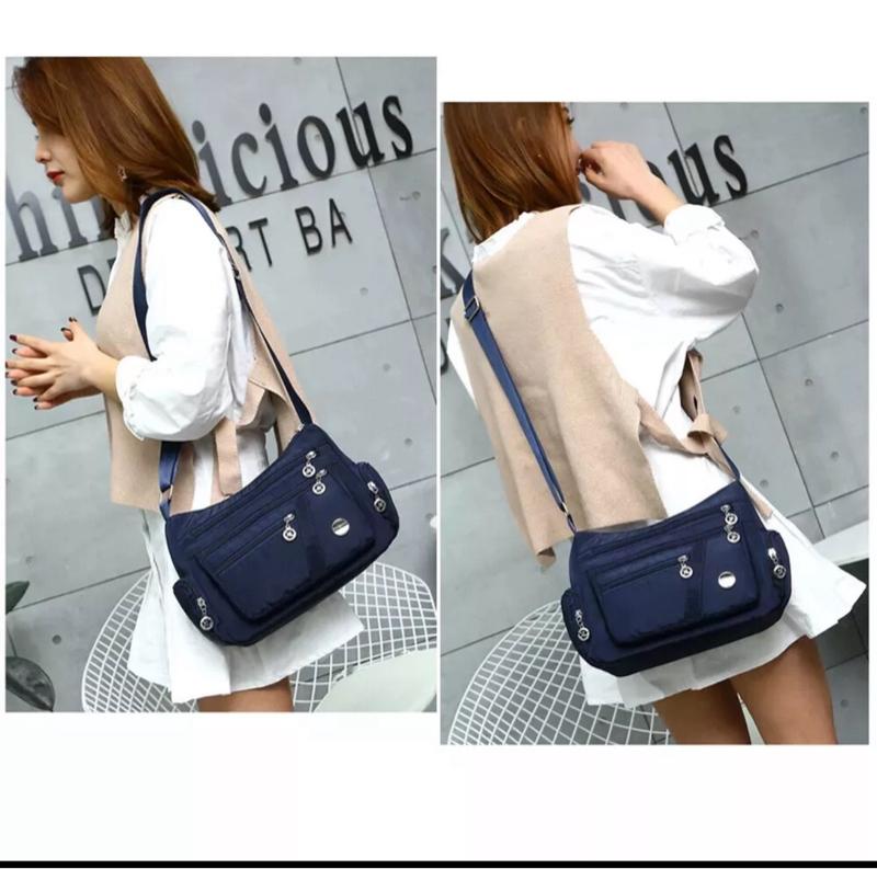 Product Introduction of Women's Multi Pocket Messenger Handbag - Holiday Shoulder Bag for Office and Travel 11
