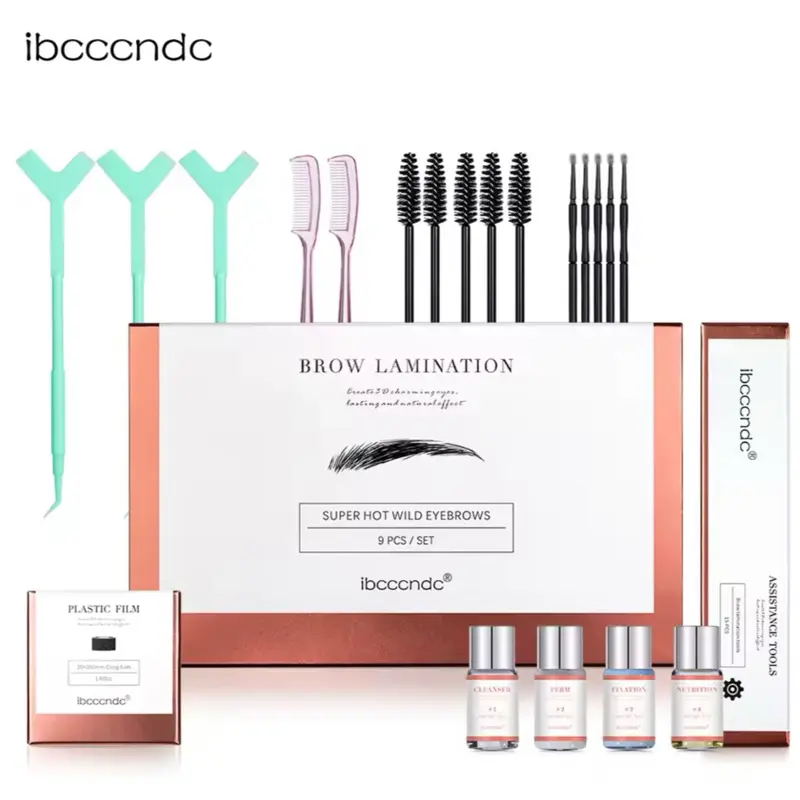 Pro Brow Lamination Kit – At-Home Lift & Set with Keratin & Cling Film 3