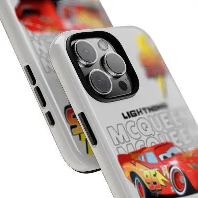 Lightning Mcqueen Car Tough Phone Case for Iphone, Car Cartoon Style Phone Case Design, Gift for Men and Women 1