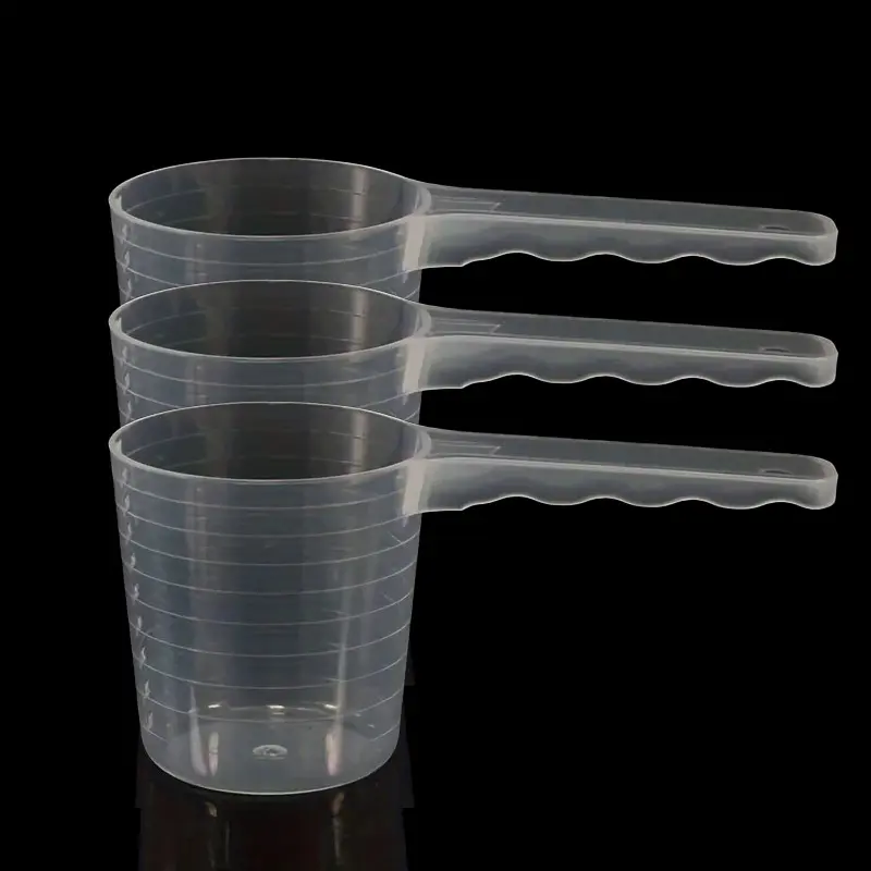 Pet Measuring Spoon Transparent Pet Spoon Pet Food suring Spoon with Graduation Durable Plastic Feeding Dog Shovel 100ml 6