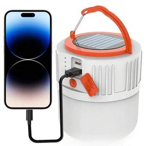 LED Solar Powered Camping Light, 1 Count Movable Portable Solar Light, Multifunctional Outdoor Camping Light for Outdoor Camping Travel