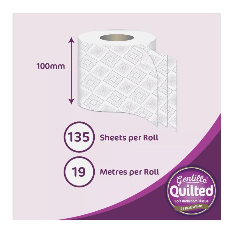 Product Introduction of [UK SELLER] Indulge in Gentille Quilted Luxury 3-Ply Toilet Paper 48 Rolls Strong, Soft & Eco-Friendly UK Made Ultimate Comfort for Your Bathroom [FREE FAST UK SHIPPING] 9