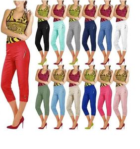 Findfashion Women's Ladies Original 3/4 Length Super Strength Capri Trousers Size 12-24