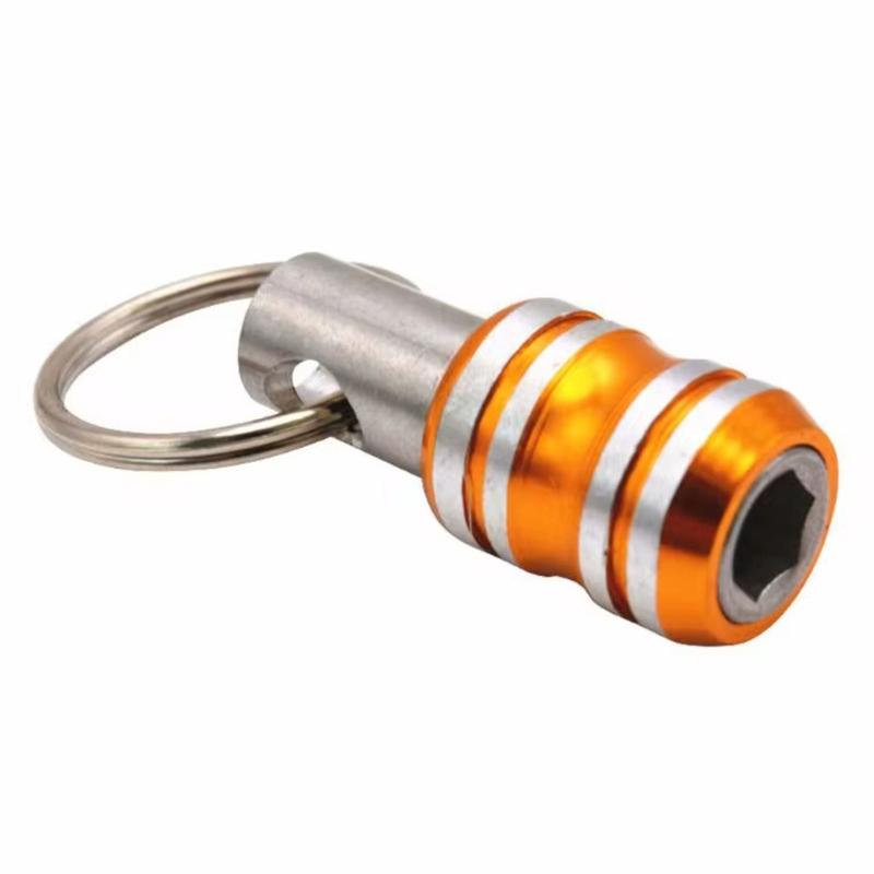 Key Chain Hex Quick Release Bit Holders 1/4 Inch easy change holders 6pcs 5