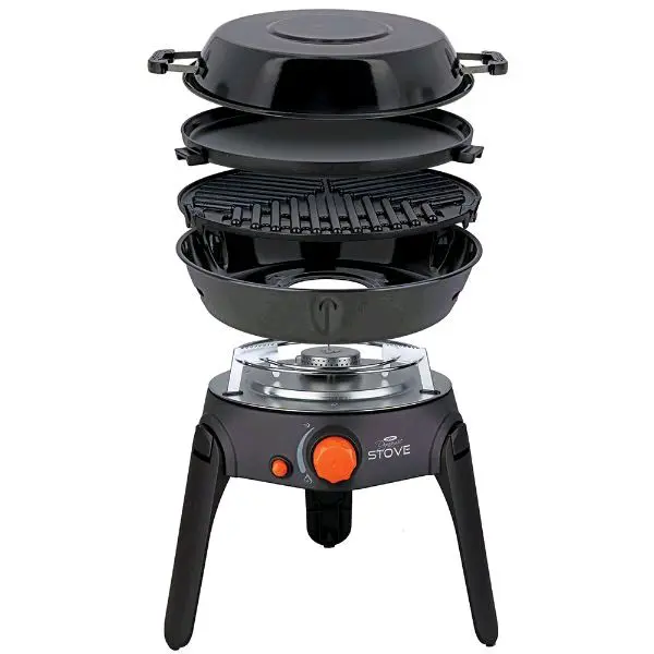 NGT Dynamic Gas Stove Cooking System Station Portable BBQ Camping Carp Fishing