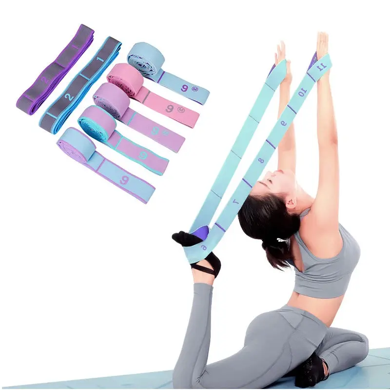 Stretch Strap for Flexibility & Dance | Multi-Section Yoga Resistance Band