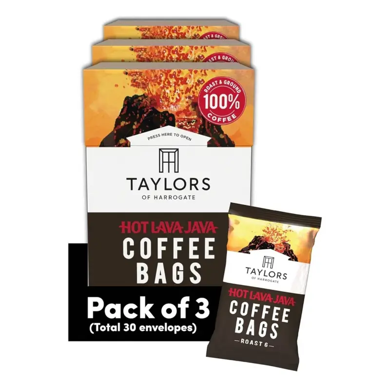 Hot Lava Java Coffee Bags, 3 Boxes of 10 (Total 30 Bags) 1