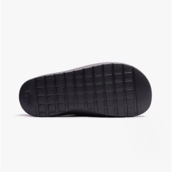 Lacoste CROCO 2.0 Womens Slider Sandals Black Casual 2