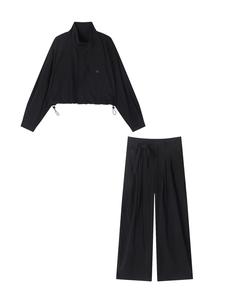 【 Cloud and Sea 】 Fashion American Leisure Youth Vitality Solid Color Sports Set for Women YZGGCC8980