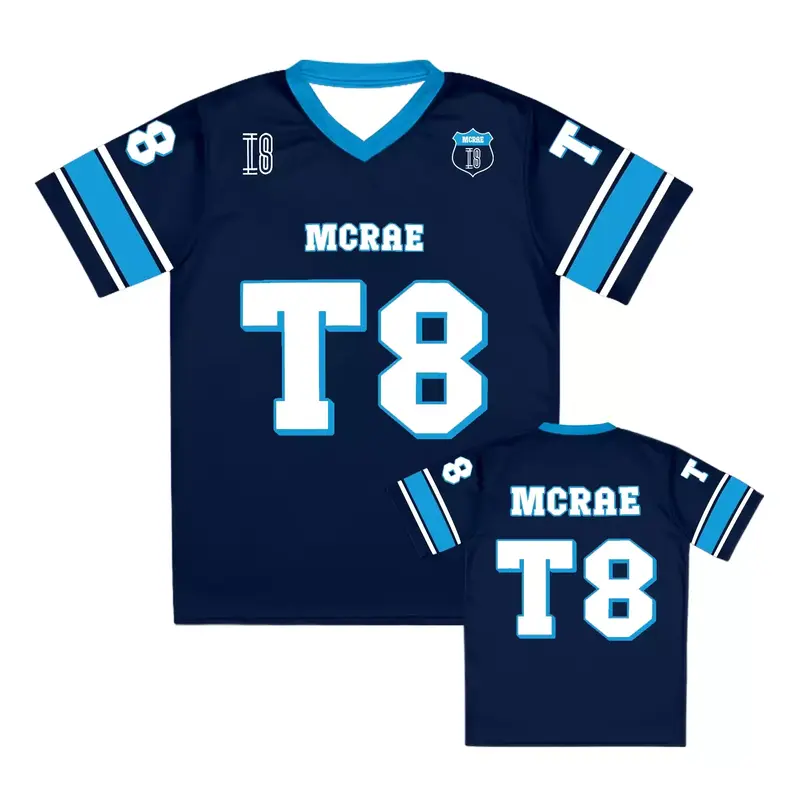 Tate Mcrae Jersey 2025 New Spring/Summer Men'S and Women'S Sportswear T8 Mcrae F 10 0