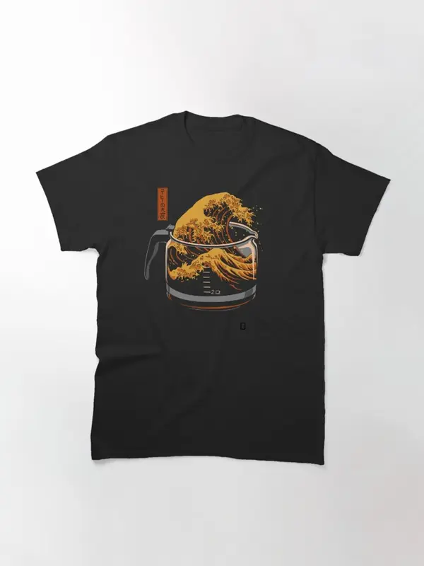 Great Wave of Coffee T-Shirt – Coffee Lover Graphic Tee – Soft Cotton Feel – Gift for Coffee Enthusiasts & Art Fans 7 2