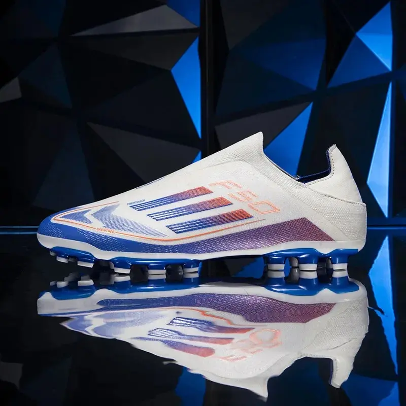 Men's Football Shoes with Long Nails for Grass Training And Competition Sports Shoes for Boys Girls Students Adults 3
