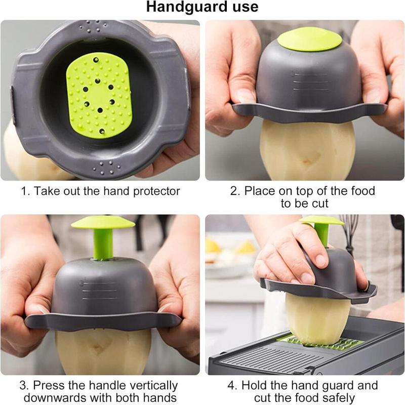 16 in 1 Vegetable Chopper Salad Fruit Mandolin Slicer Food Dicer Cutter Peeler. Kitchen Utensils 8