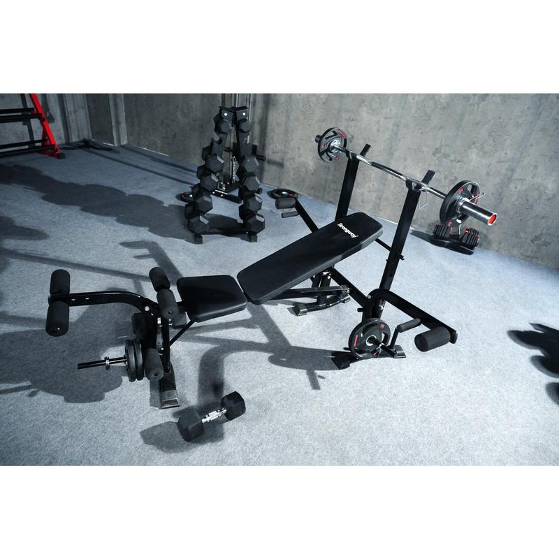 STRONGWAY™ Multi Gym - Adjustable Weight Bench with Barbell Rack (Foldable) 3