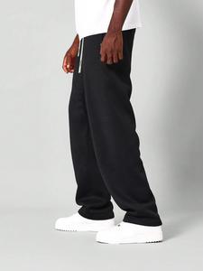 Men's Solid Color Jogger Pants, Casual Comfy Loose Trousers for Summer, Fashion Men's Bottoms for Daily Wear, Menswear