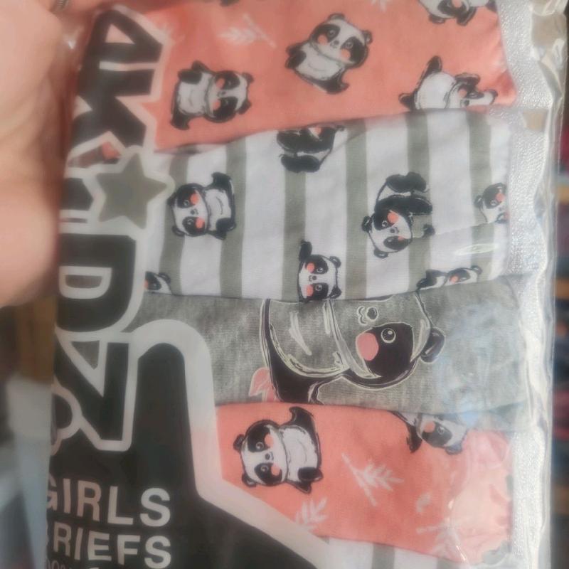 Girls 5 pack briefs underwear 3
