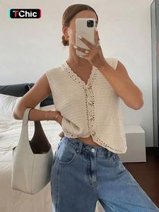 Women's Plain Sweater Vest, Womenswear, Casual Sleeveless Knit Top, Fashion Women's Knitwear for Daily Wear, Soft Breathable Vest