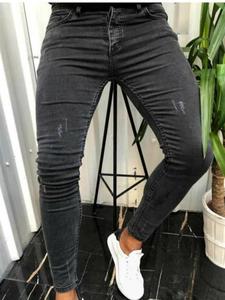 Men's Slim Jeans, Casual Comfy Breathable Denim Pants for Daily Wear, Fashion Men's Bottoms for All Seasons, Cotton