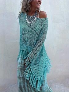 Women's Knit Top, Casual Knitwear for Summer, Lady Fashion Women's Knit Clothing for Daily Wear, Womenswear