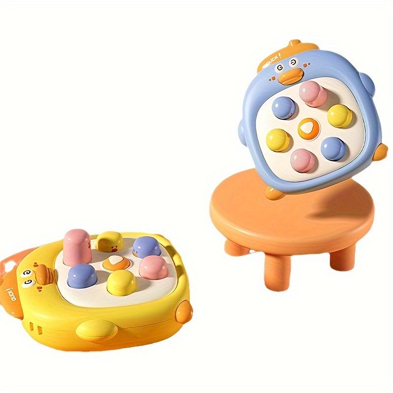 [Colorful Duck Fidget Toy] Colorful Duck Fidget Toys | Novelty Push Bubble Toys with Vibrant Buttons | Ideal for Kids' Sensory Play & Relaxation, Fidget Toy|Playful Design|Plastic Construction 2