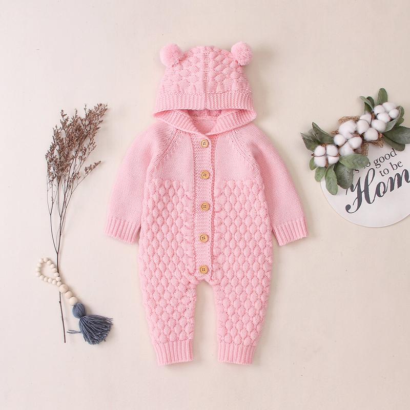 Hooded knitted jumpsuit 5