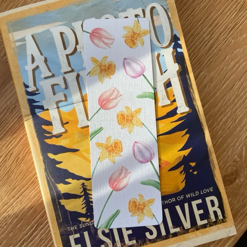 Spring Floral Bookmark