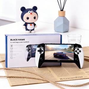 Portable Retro Game Console Handheld Gaming Console 5.5 Inch Large Screen, Supports Ten Emulators, Ultra HD Graphics, Wireless Portable Console, Perfect Gift for Day, Father's Day, Christmas