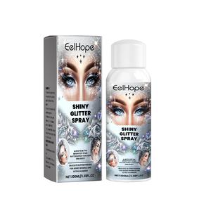 Glitter Body Spray, 1 Box Long Lasting Shimmering Body Glitter Spray, Quick Drying Body Makeup for Stage and Festival, Party and Special Occasions