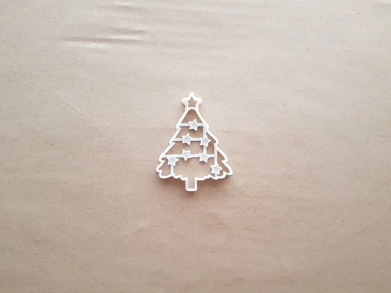 Christmas Tree Star Xmas Shape Cookie Cutter Dough Biscuit Pastry Fondant Sharp Stencil Bauble Decorations Decorate Plant 1