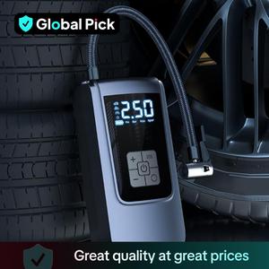 Portable Wireless Car Tire Inflation Tool, Rechargeable Car Tire Air Pump, Powerful Cordless Tire Inflator with Accessories for Cars, Off-road Vehicles & Motorcycles, Digital Display, Lightweight, Compact, Automotive Tire Inflator, Digital Tire Inflator