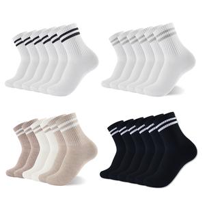 Ladies Socks 6 Pack Everyday Casual Sports Gym Leisure Fashion Socks Size 4-8
