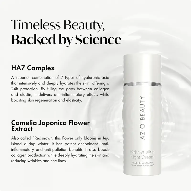 Rejuvenating Night Cream 50ml – a Rich, Luxurious Moisturiser that Deeply Hydrates Skin During the Night, Reducing the Appearance of Fine Lines and Wrinkles 2