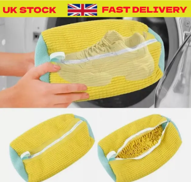 2pcs Shoe Washing Machine Bag for Washing Machine Zipper Cleaning Bag Reusable Laundry Set 0