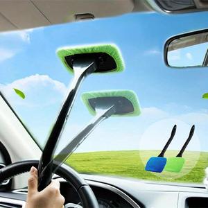 Car Window Cleaning Brush, Long Handle Car Windshield Cleaning Brush, Multifunctional Car Window Cleaning Tool, Universal Car Cleaning Tool