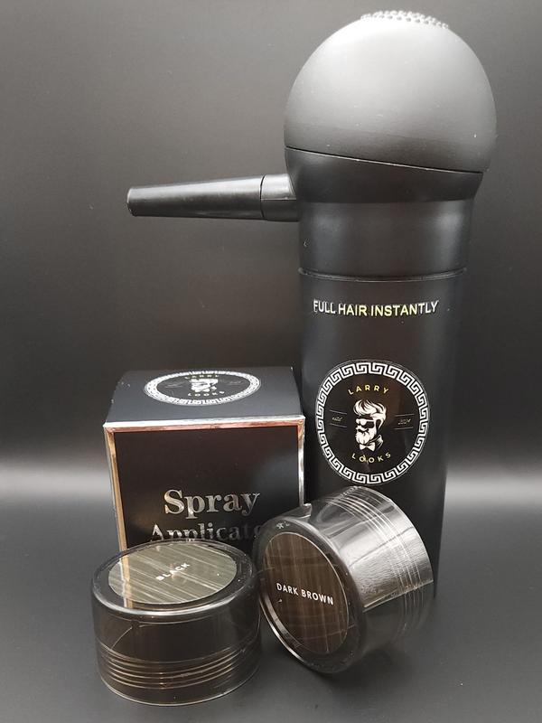 Hair Building Fibers with Spray Applicator – Instant Hair Thickening Solution 1