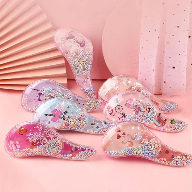Cartoon Animal Baby Combs High Quality Anti-knot Hair Massager Kids Hair Brushes Hairdressing Comb for Children Adult Hair Care 2