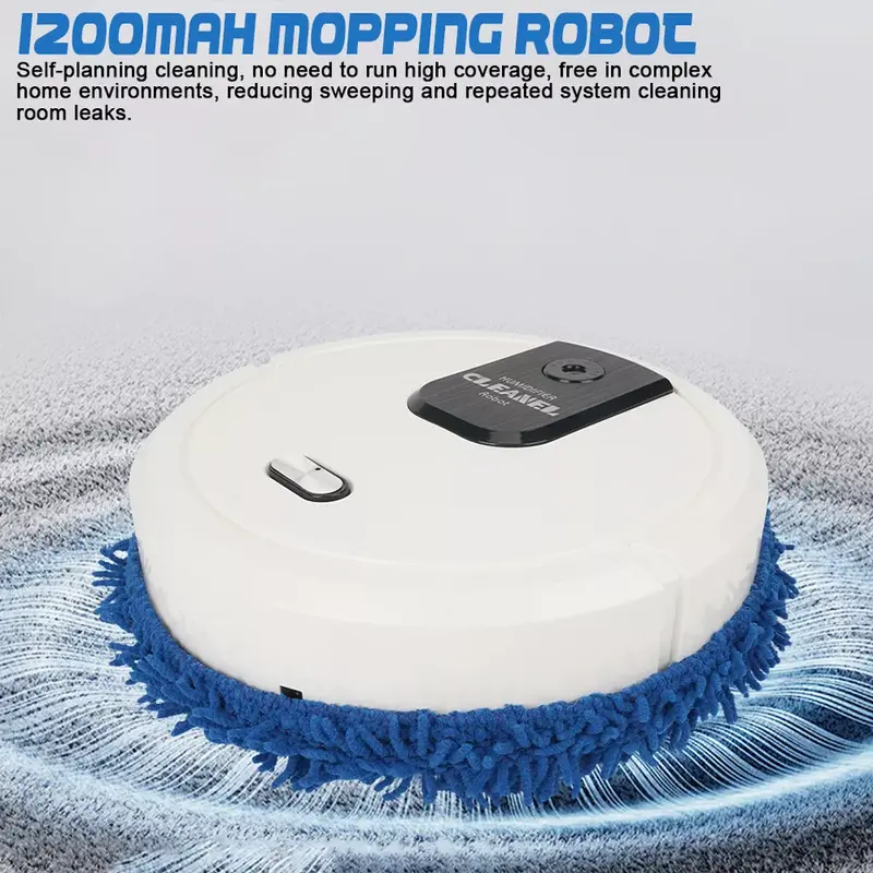Rechargeable Smart Sweeping Robot Vacuum Cleaner Automatic Floor Mop Sweeper UK 3