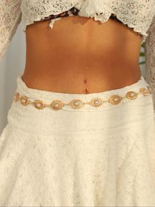 Women's Vintage Layered Waist Chain, Boho Style Chic Body Jewelry for Party, Daily Clothing Decor, Trendy All-match & Exquisite Jewelry for Birthday Gift