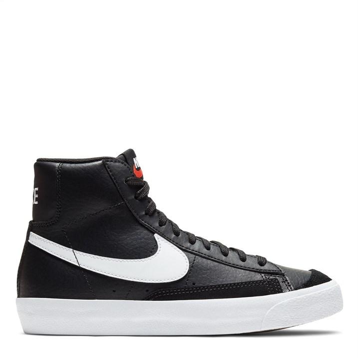 Nike Kids Blazer Mid Big Sports Shoes High Top Trainers Low Top Lace Up 2