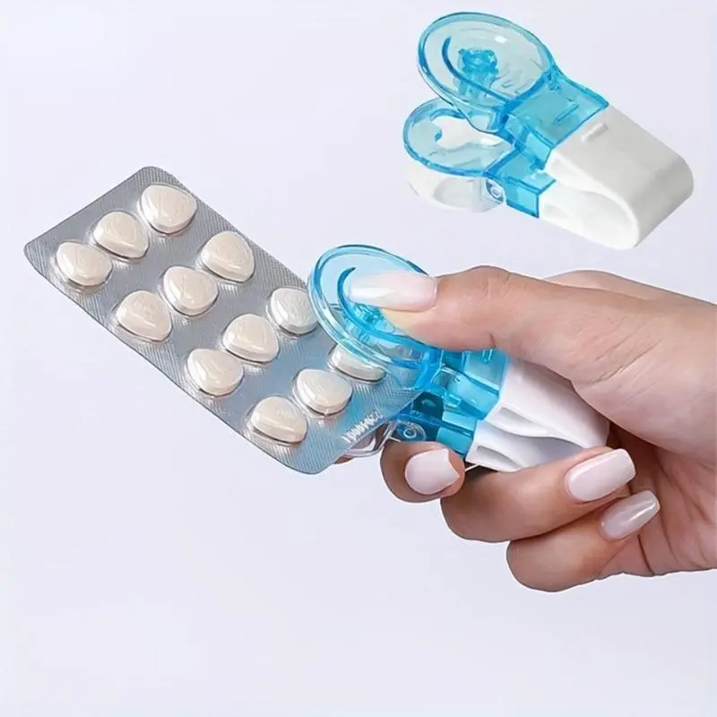 Portable Pill Extractor Set of 2 Mini Extractors with Storage Box Design for Elderly and Disabled 0