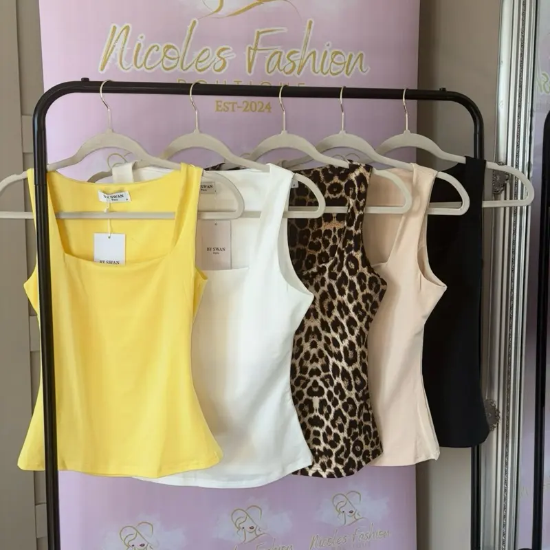 Double Lined Vest Tops SWAN
