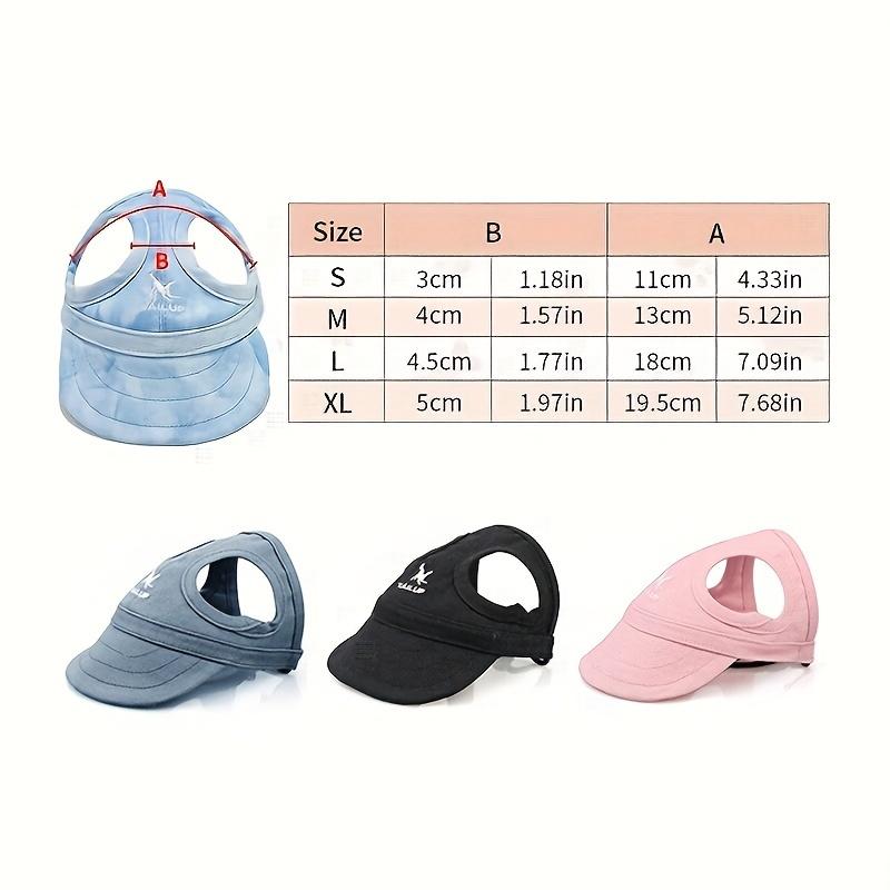 Small, Medium, and Large Breeds Adjustable PVC Waterproof Dog Sun Hat with Elastic Strap - Non-Textile Outdoor Visor for UV Protection 3