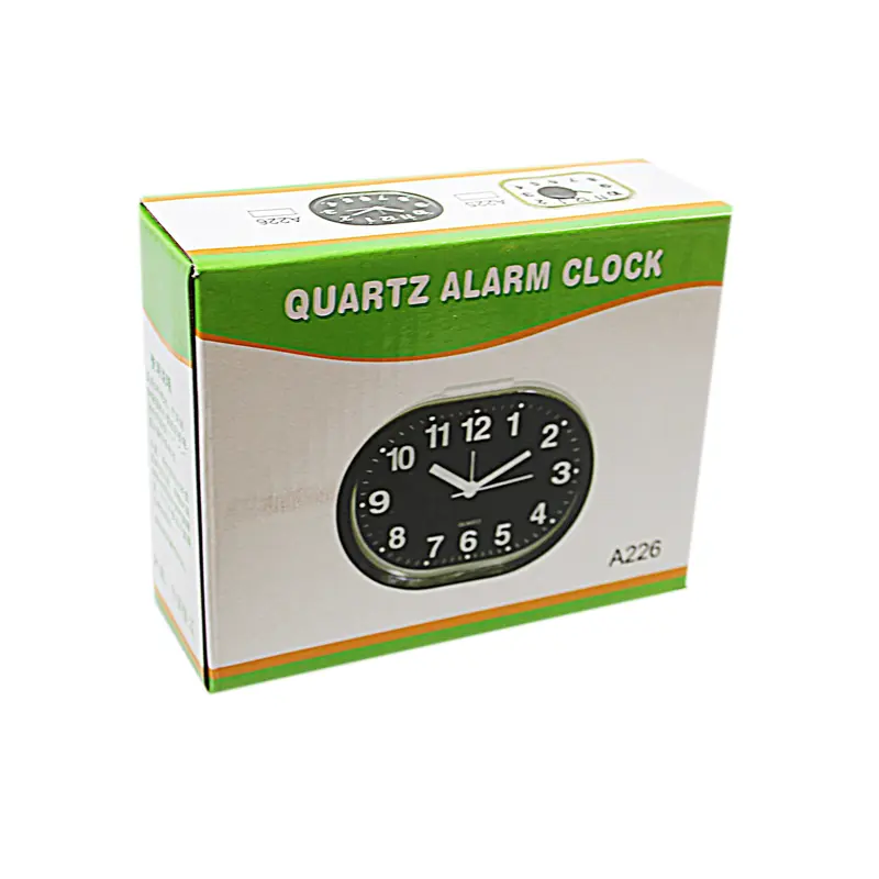 Rectangular Quartz Bedroom Desk Alarm Clock 4736 A  (Parcel Rate) 1