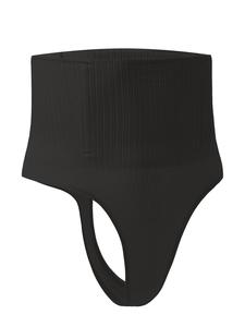 Women's Knit Solid High Waisted Seamless Shapewear Panty, High Stretch Tummy Control Shaper, Women's Shapewear Bottoms, Womenswear