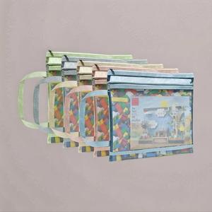 Mesh Zipper Pouch Bag, 5/10pcs Double-layer Nylon Puzzle Building Blocks Toy Storage Bag, Board Game Storage Bag for Home, Storage Organizer Bag