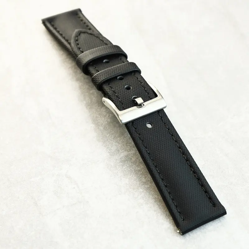 AeroSail Sail Cloth Watch Strap In Black 2