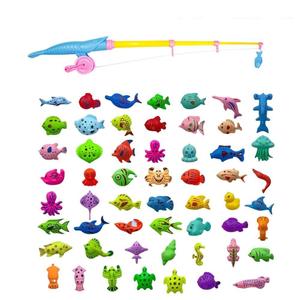 21pcs Magnetic Fishing Pond Toys Game for Christmas Gift, Floating Fish Toys, Fun Bathtub Toys For Toddlers, Floating Turtles Fishes Crabs Fishing Pool Toys Water Toys Bath Toys, Fun Play Kit for Toddlers